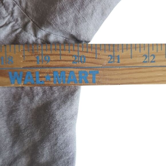 Finity Linen Jacket & Dress Set Women’s Size 8 Neutral Minimalist 2 Piece Outfit - Picture 12 of 16